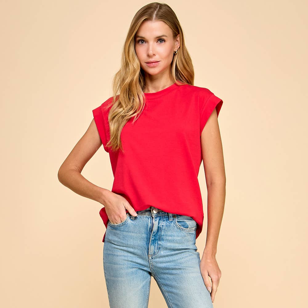 Les Amis - Wholesale T-Shirt - Women's - Short Sleeve Solid Top4