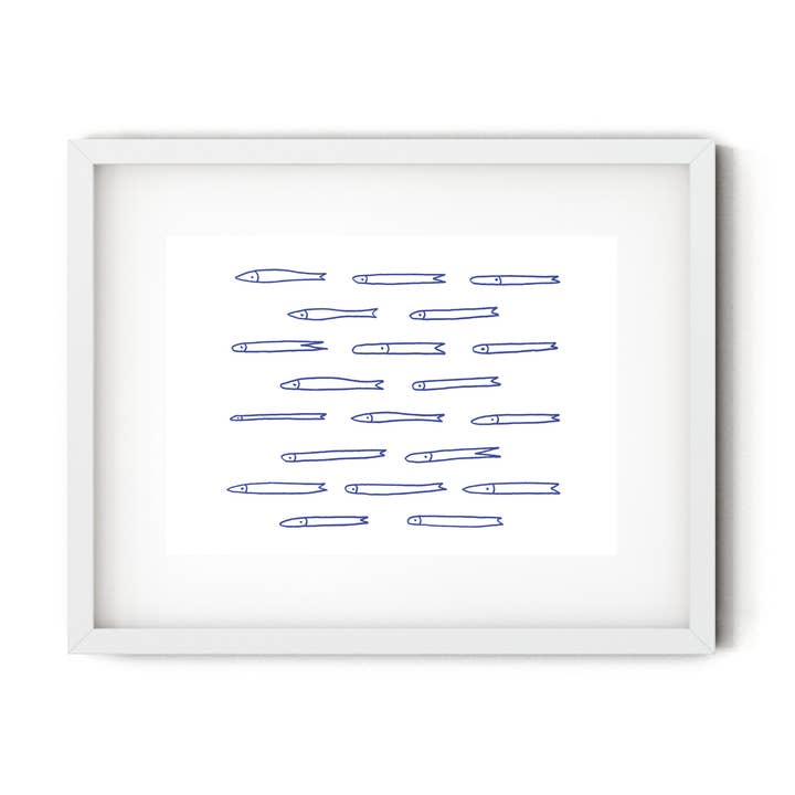 Setas de Peixe (Print) por atacado de A Duck Amuck Gift Shop & Art Studio