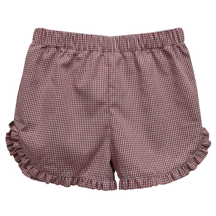 Vive La Fete - Wholesale Shorts - Kids - Gingham Girls Ruffle Short4