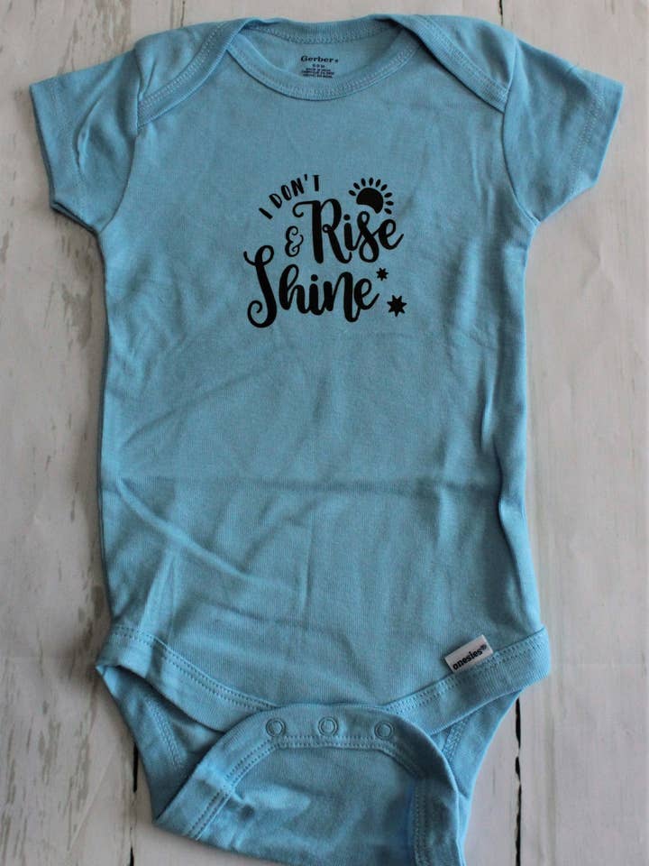 Body infantil Rise and Shine por atacado de Creative Otters