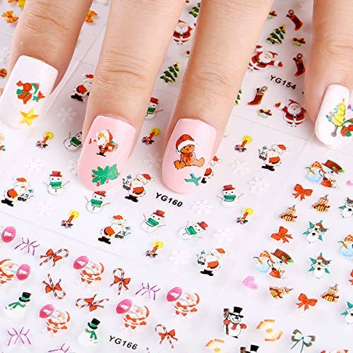 Wrapables.com - Wholesale Nail Art/Decal - Wrapables 24 Sheets Falala Christmas Nail Stickers Holiday3