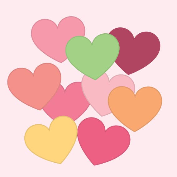 Søde hjerter for engroshandel hos Tonje Marie