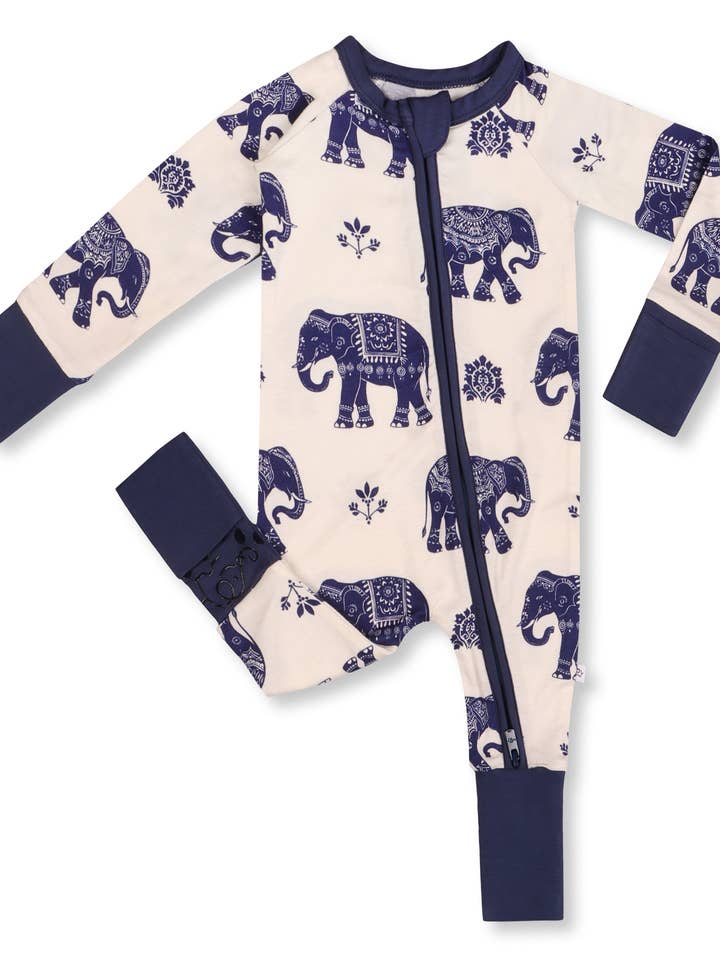Elebaby - Wholesale Sleepsuit - Baby - Majestic Maharaja Convertible Zipper Pajamas4
