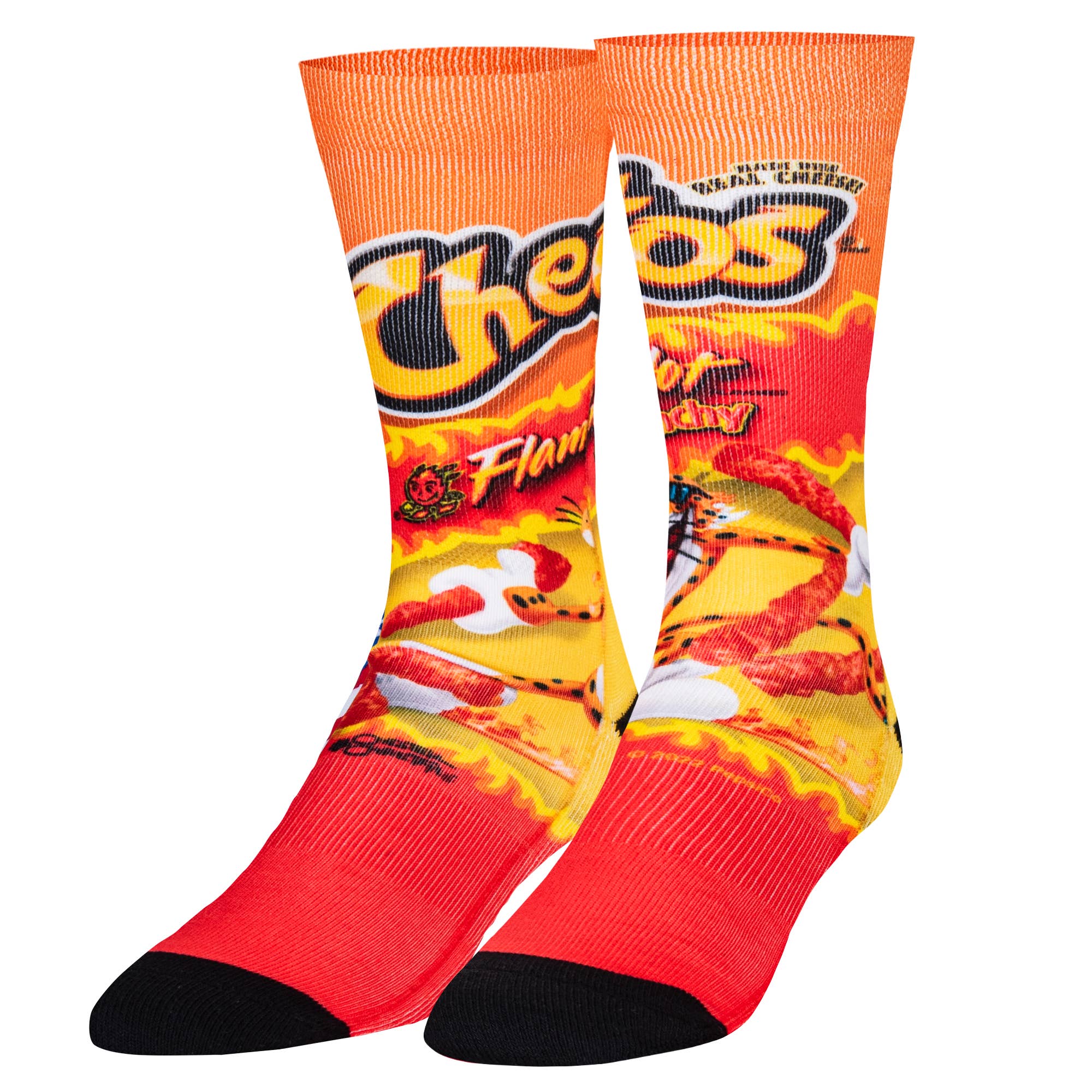 Odd Sox - Wholesale Socks - Men's - Cheetos Flamin Hot - Mens Crew Straight - Odd Sox1