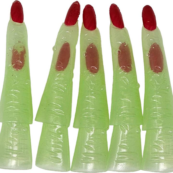 Glow In Dark Witch Fingers Set for wholesale by Fantasia Inc.