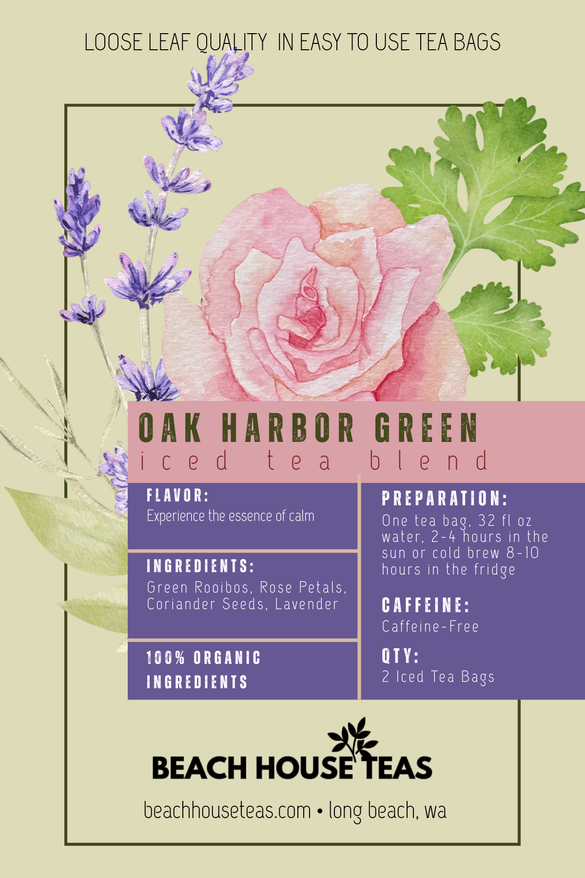 Beach House Teas - Venta al por mayor Té helado - Paquetes de Té Helado para Llevar28