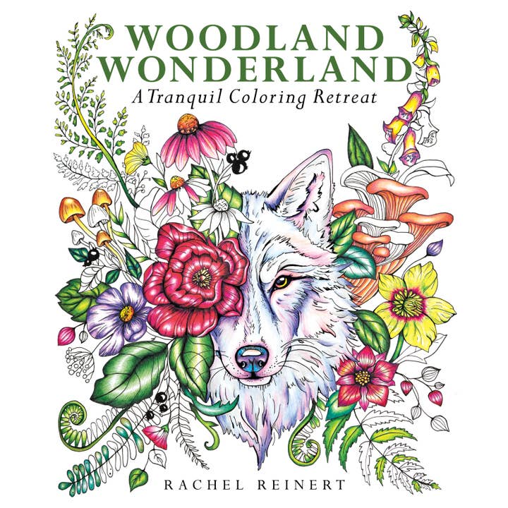 Woodland Wonderland: A Tranquil Coloring Retreat for wholesale by Mixed Media Resources LLC