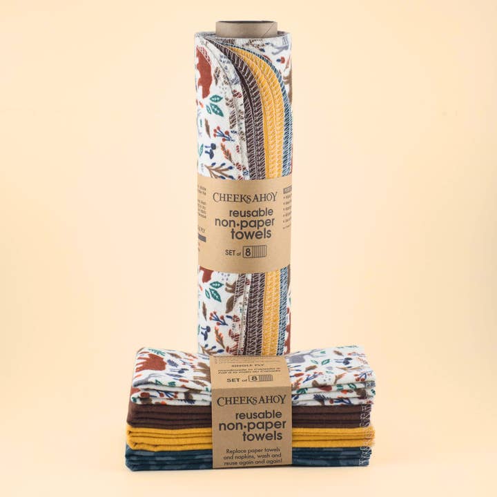 Reusable Non-Paper Towels - Pine Trail - Limited Edition for wholesale by Cheeks Ahoy