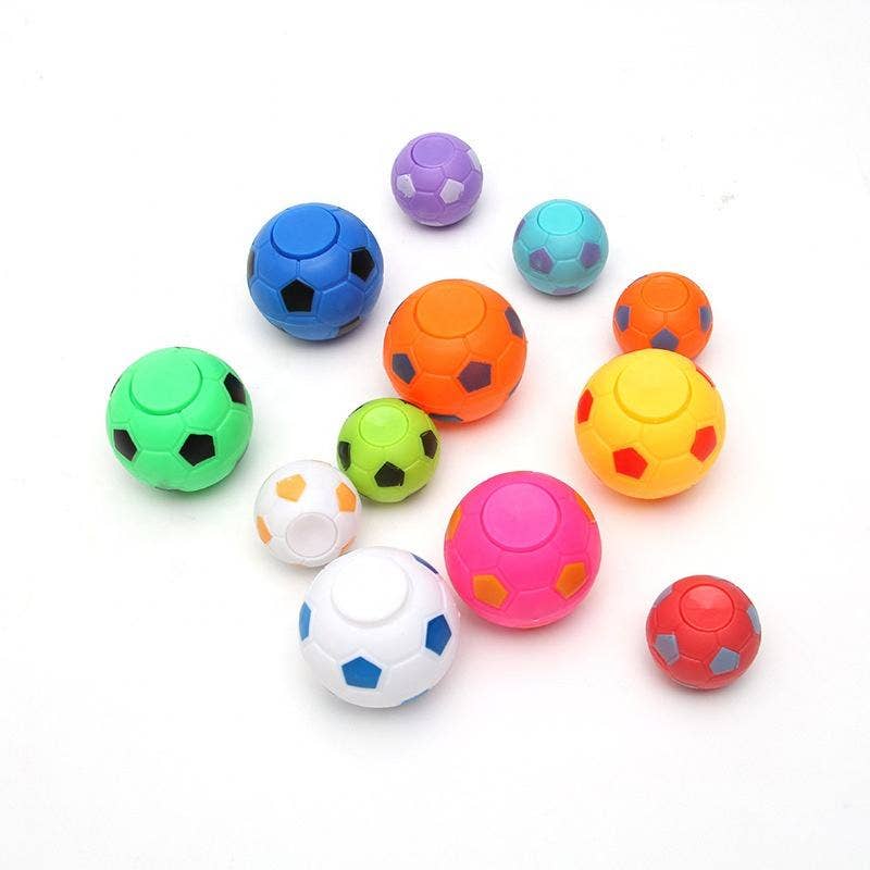 VIGOR - Wholesale Fidget toy – Kids - Fidget Spinner Balls Fidget Toys Mini Soccer Ball toy Plastic Football Hand Spinners Balls Toys(10 Pack)5