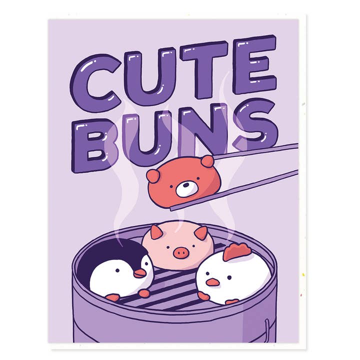 Carte Petits Pains Mignons pour la vente par Semi Sweet Press