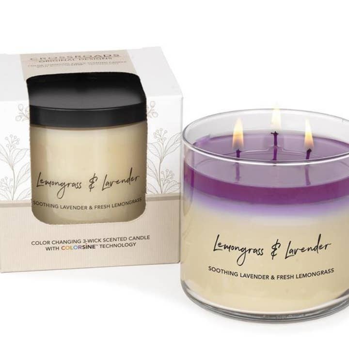 CROSSROADS CANDLE 425g geurkaars LEMONGRASS & LAVENDER voor wholesale door Candle Warmers Etc. Duftlampen & Kerzen