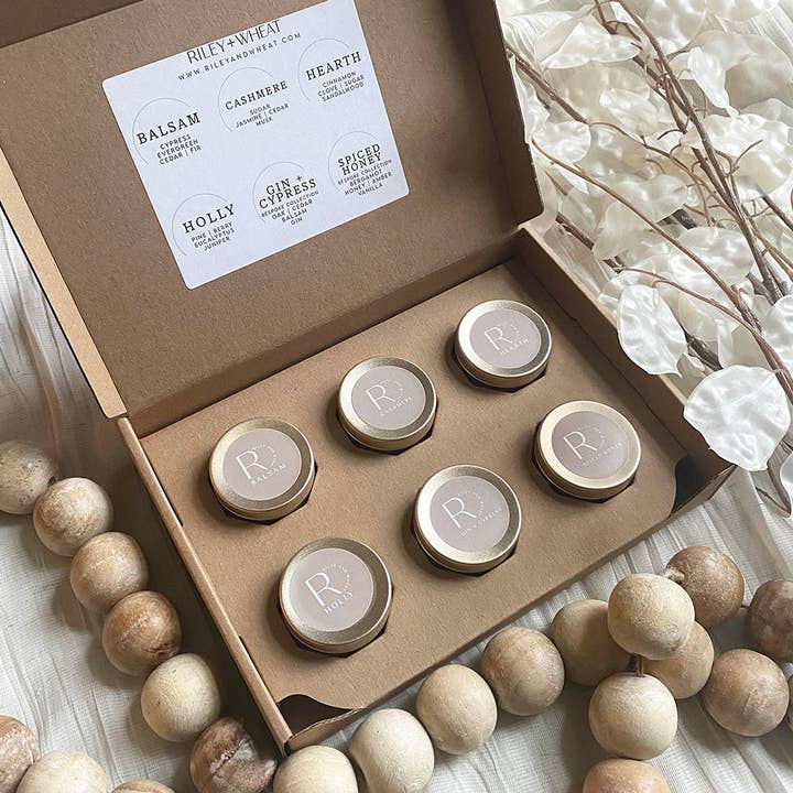 Flush Packaging - Wholesale Gift Box - 2 oz Candle Tin 6-Pack Shipping Boxâ„¢