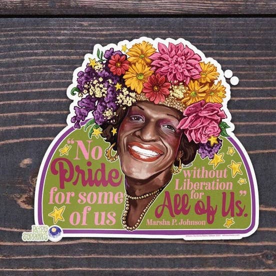 Marsha P. Johnson Stolz-Aufkleber für den Großhandel von Retro Sorrento