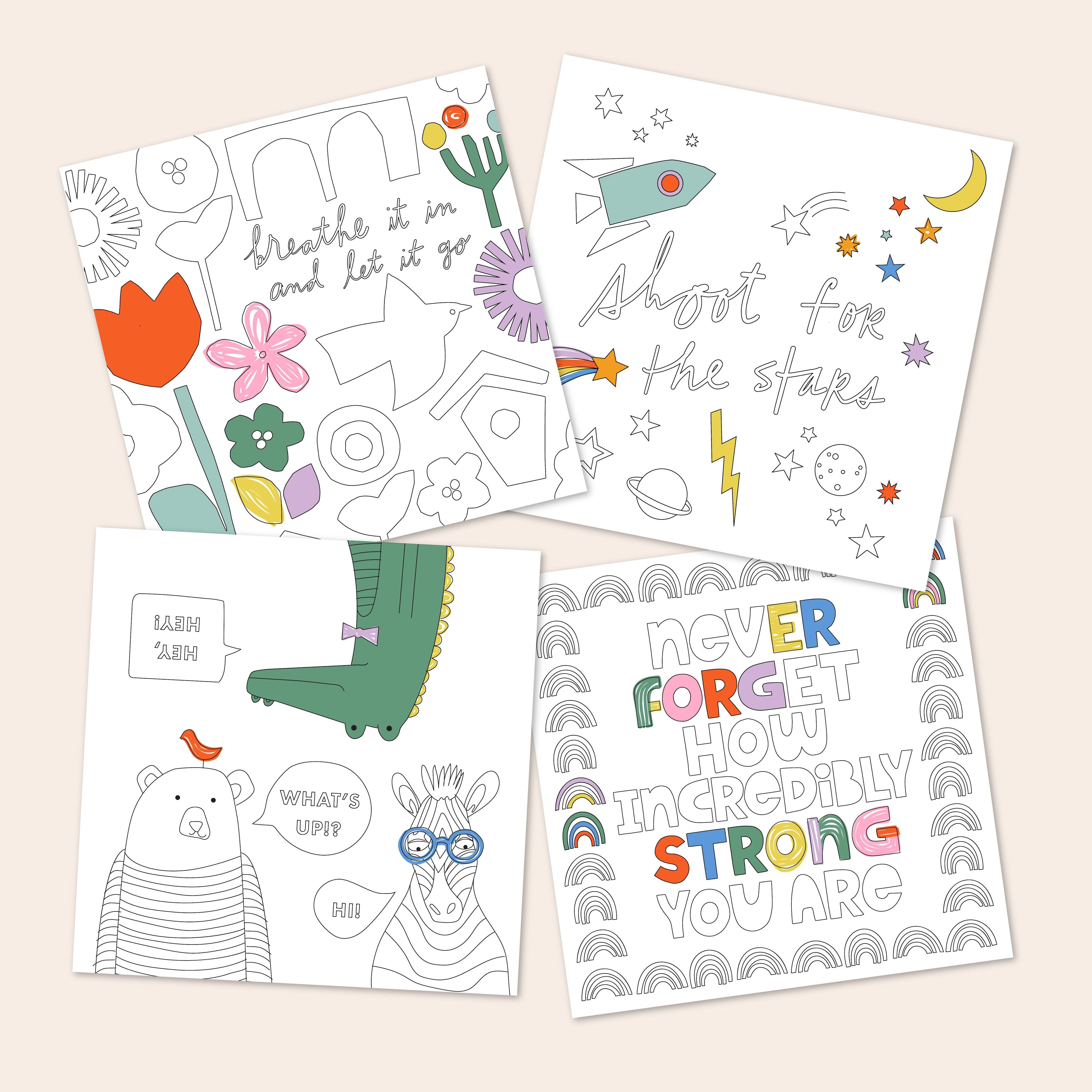 Ampersand Design Studio - Wholesale Coloring & Activity Book - Kids & Baby - Write Your Story in Bold Letters Coloring Book1