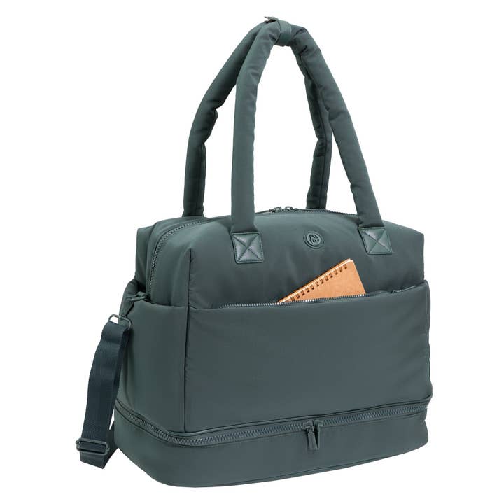 Magid - Wholesale Weekender Bag - Women's - Joan & David 18 Inch High Density Sport Nylon Drop Bottom Duffel Bag2