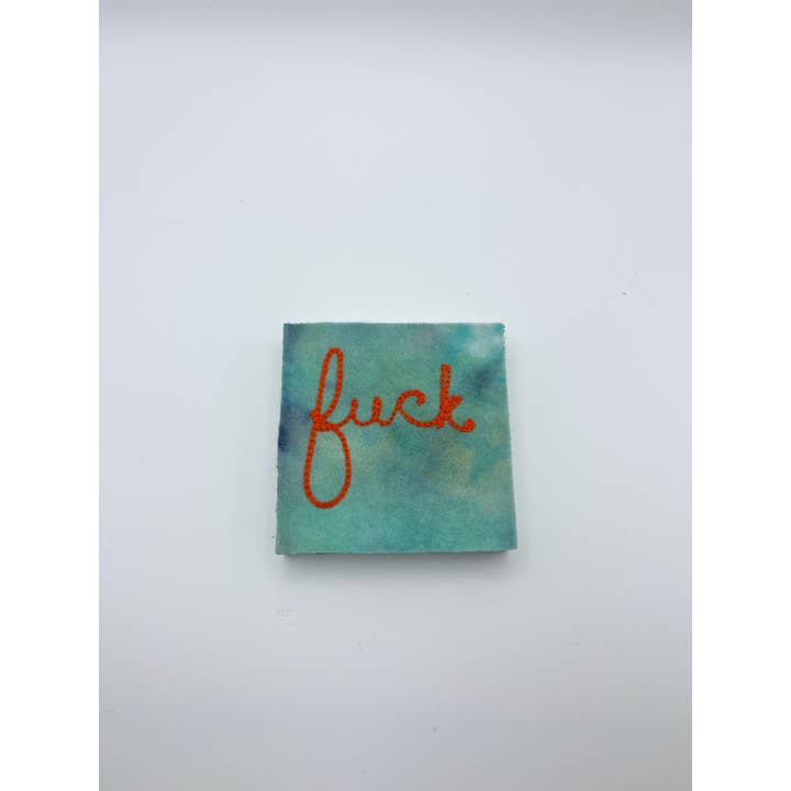 Cat Babbie - Wholesale Wall Accent - Oh Fuck, Fiber Art, Small2