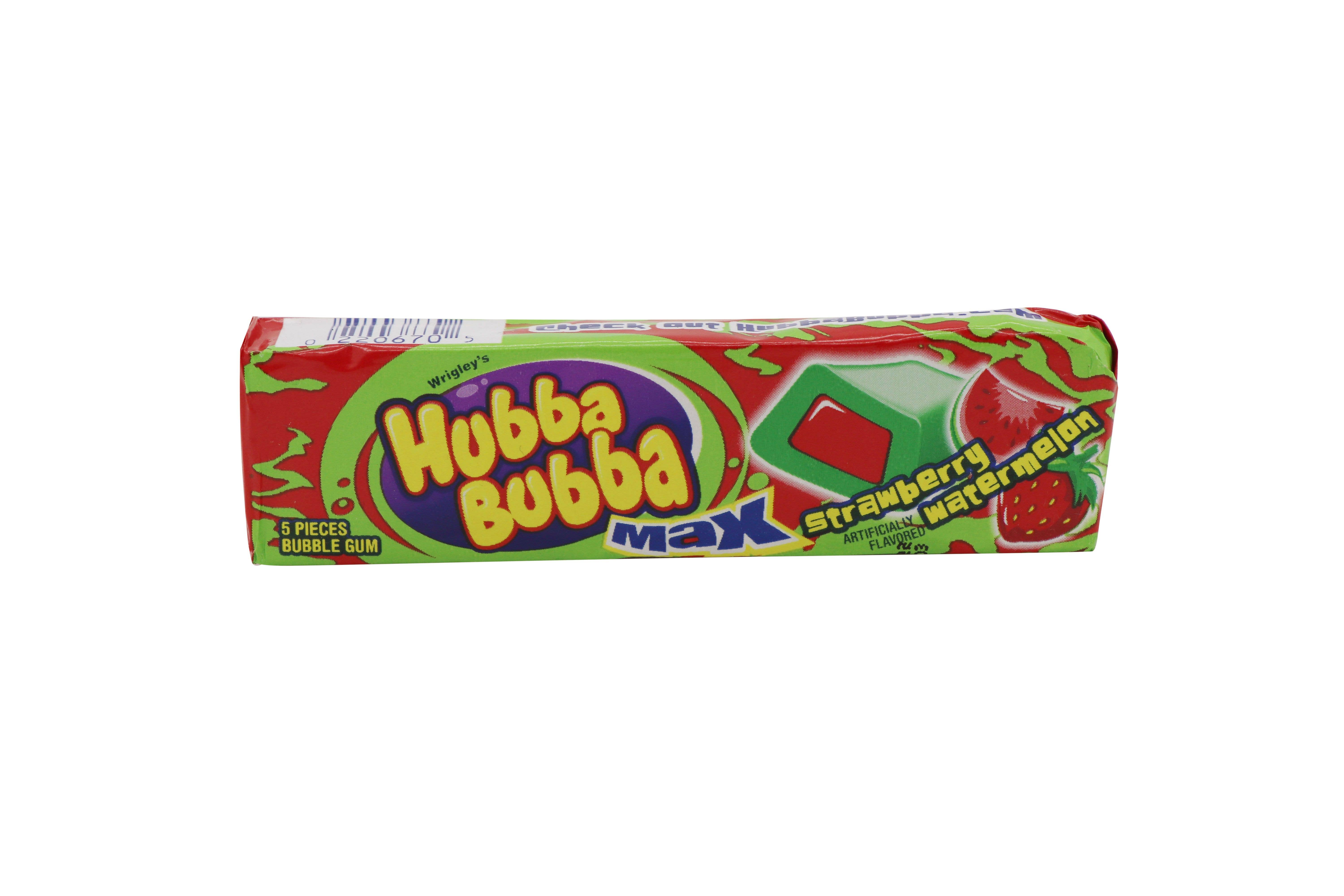 Grandpa Joe's Candy Shop – wholesale Chewing gum – Hubba Bubba Strawberry Watermelon Bubble Gum, 18ct1