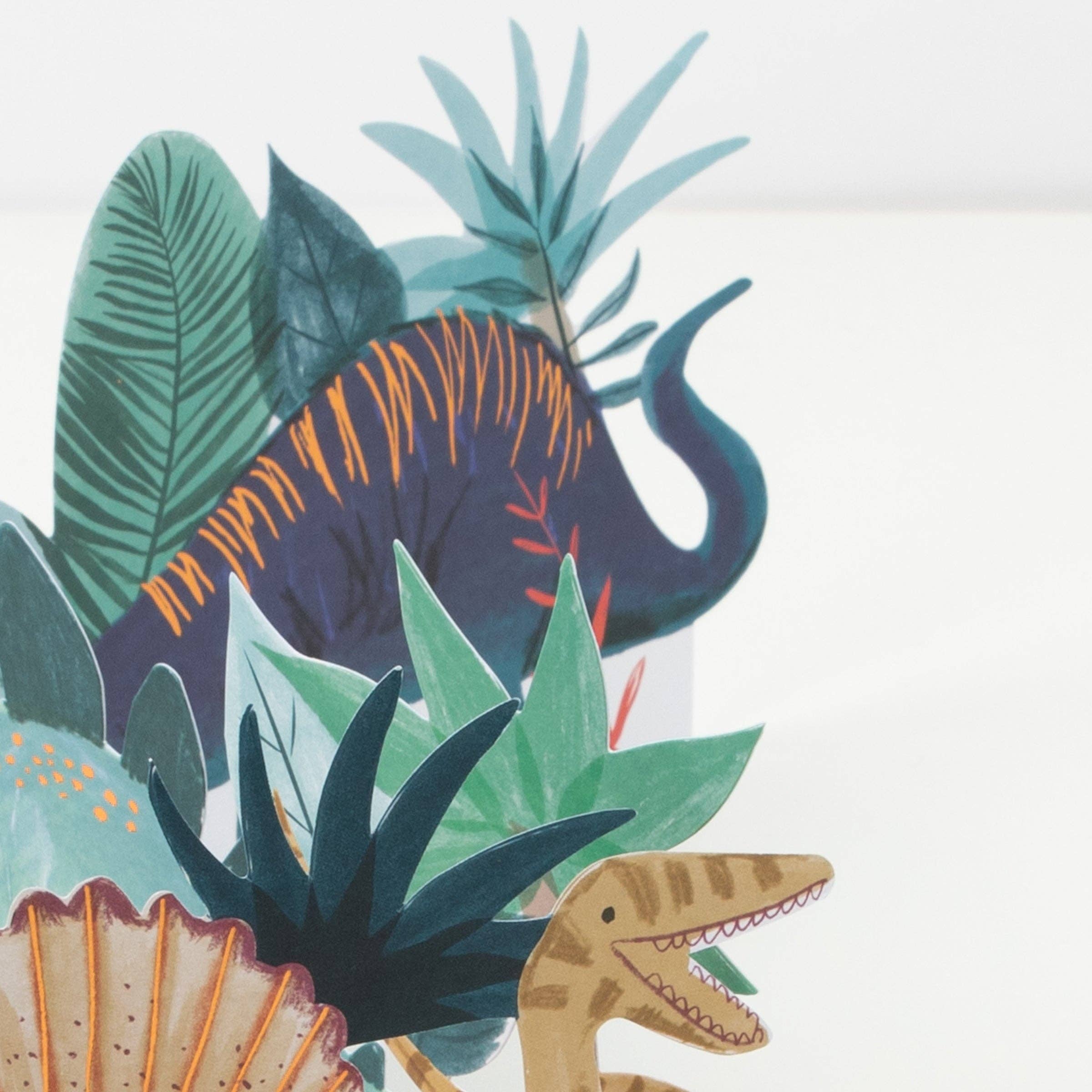 Meri Meri - Wholesale Verjaardagskaartje - Dinosaurussen verjaardagskaart3