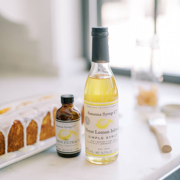 Sonoma Syrup Co. - Wholesale Cocktail Mix/Syrup - 12.7 oz Meyer Lemon Infused Simple Syrup5