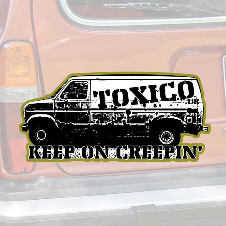 Keep On Creepin-Aufkleber für den Großhandel von Toxico
