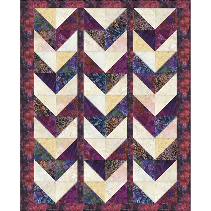 Batiks i deres bedste! Quiltmønster BS2-464w - Engrosprodukt for engroshandel hos QuiltWoman