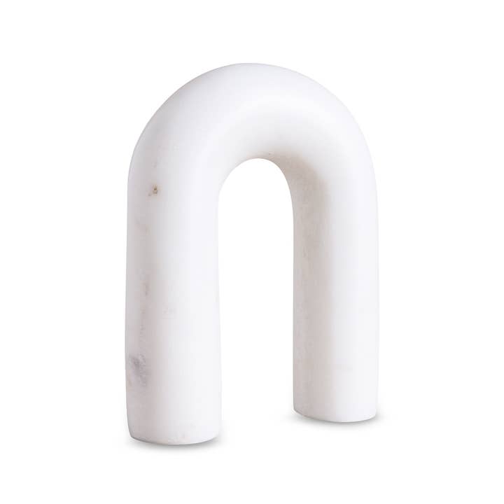 BIDKhome - Wholesale Decorative Figurine - Sm. White Marble Arch Figurine