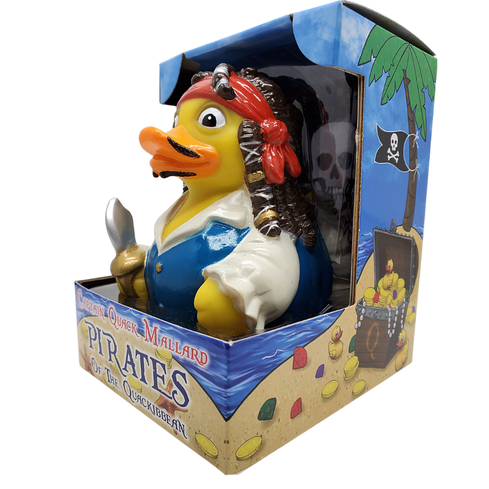 CelebriDucks - Wholesale Bath Toy - Baby - Captain Quack Mallard, Pirate of the Quackibeean 4