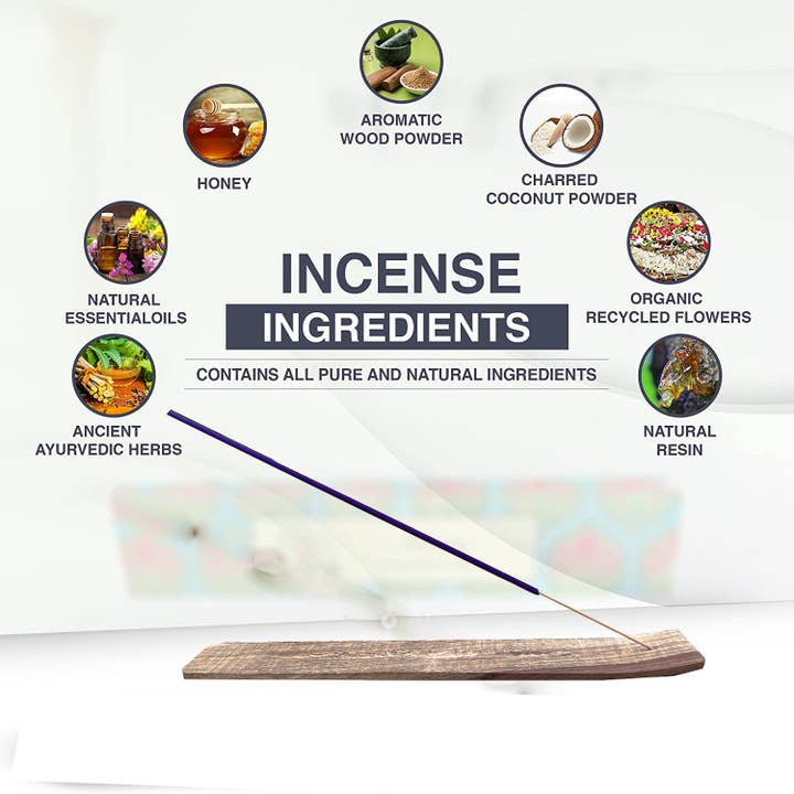 Lungta Imports - Wholesale Incense - Premium Aroma Incense 30 Sticks Each Pack Wooden Burner6
