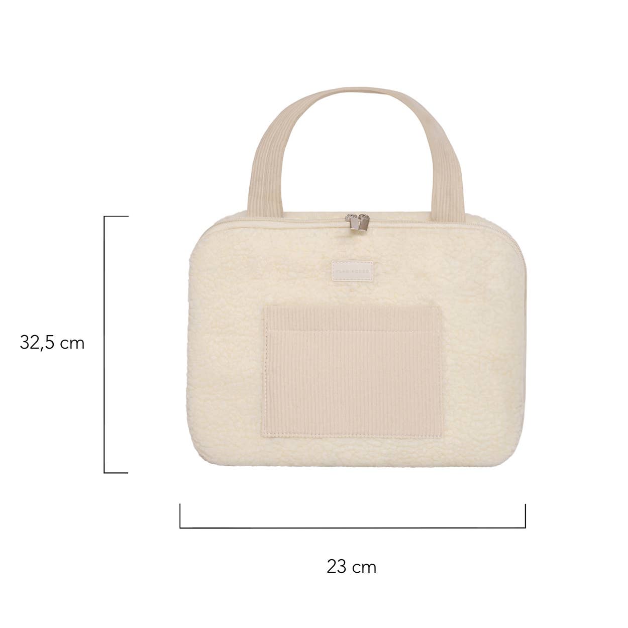Flamingueo - Wholesale Toiletry Bag - Unisex - Beige toilet bag TEDDY with hanger 11