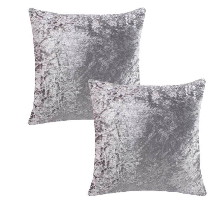 RKAAS HOME - Wholesale Throw Pillow Cover - Crushed Ice Velvet Square Cushion Cover - Set of 2 pcs and 4 pcs (45 cm, 50 cm, 55cm, 60 cm)6