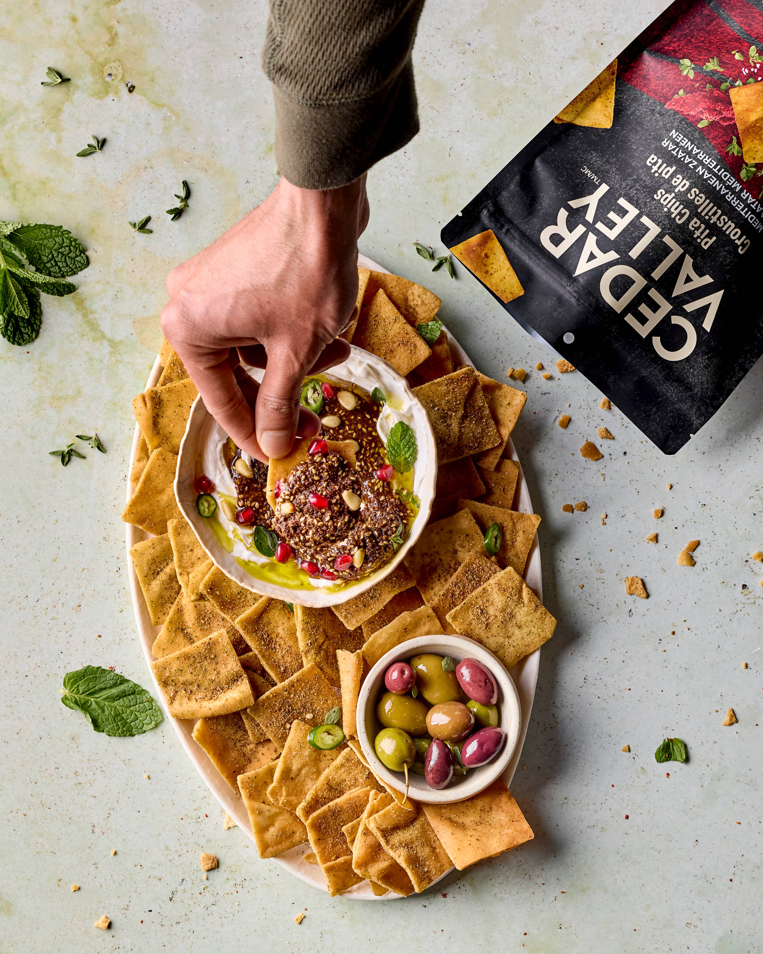 Cedar Valley - Vente Chips - Chips de pita au za'atar méditerranéen2