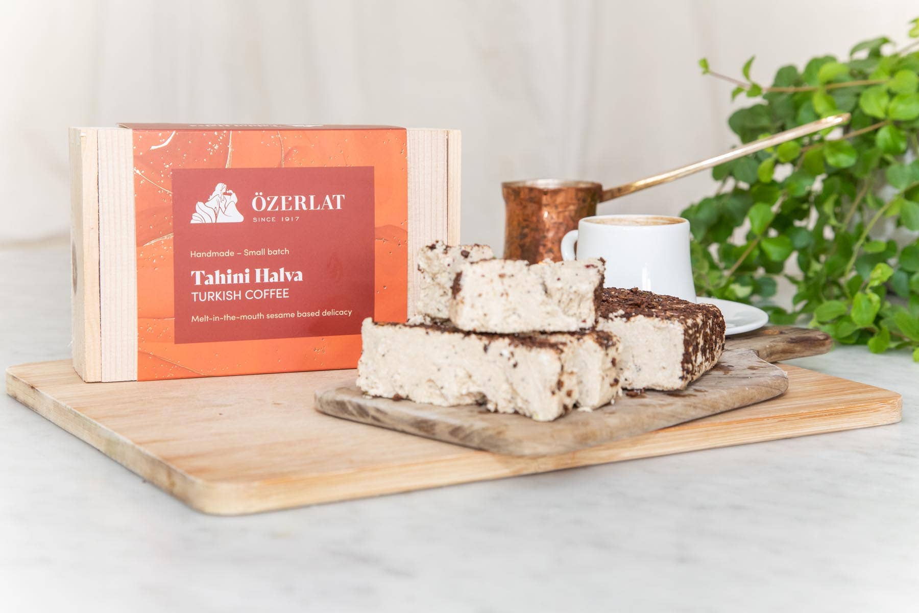 Ozerlat UK - Wholesale Nut Butter - Turkish Coffee Tahini Halva, Plant-Based, Vegan-Friendly1