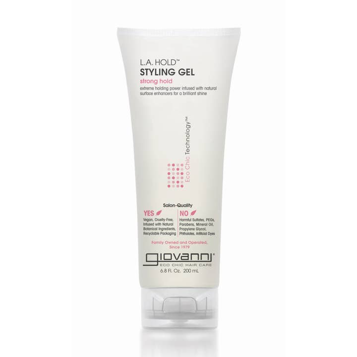 Giovanni Cosmetics - Wholesale Hair Styling Gel/Mousse - Eco Chic® Hair Care L.A. Hold Styling Gel 6.8oz