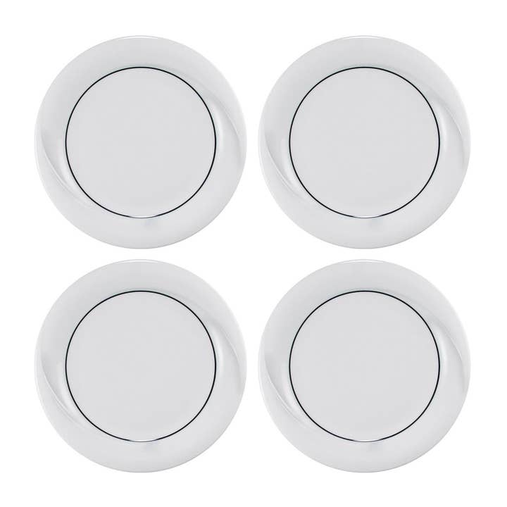 Assiette en porcelaine X-tanbul dia.9" ronde décorée (ensemble de 4) pour la vente par TURGLA HOME
