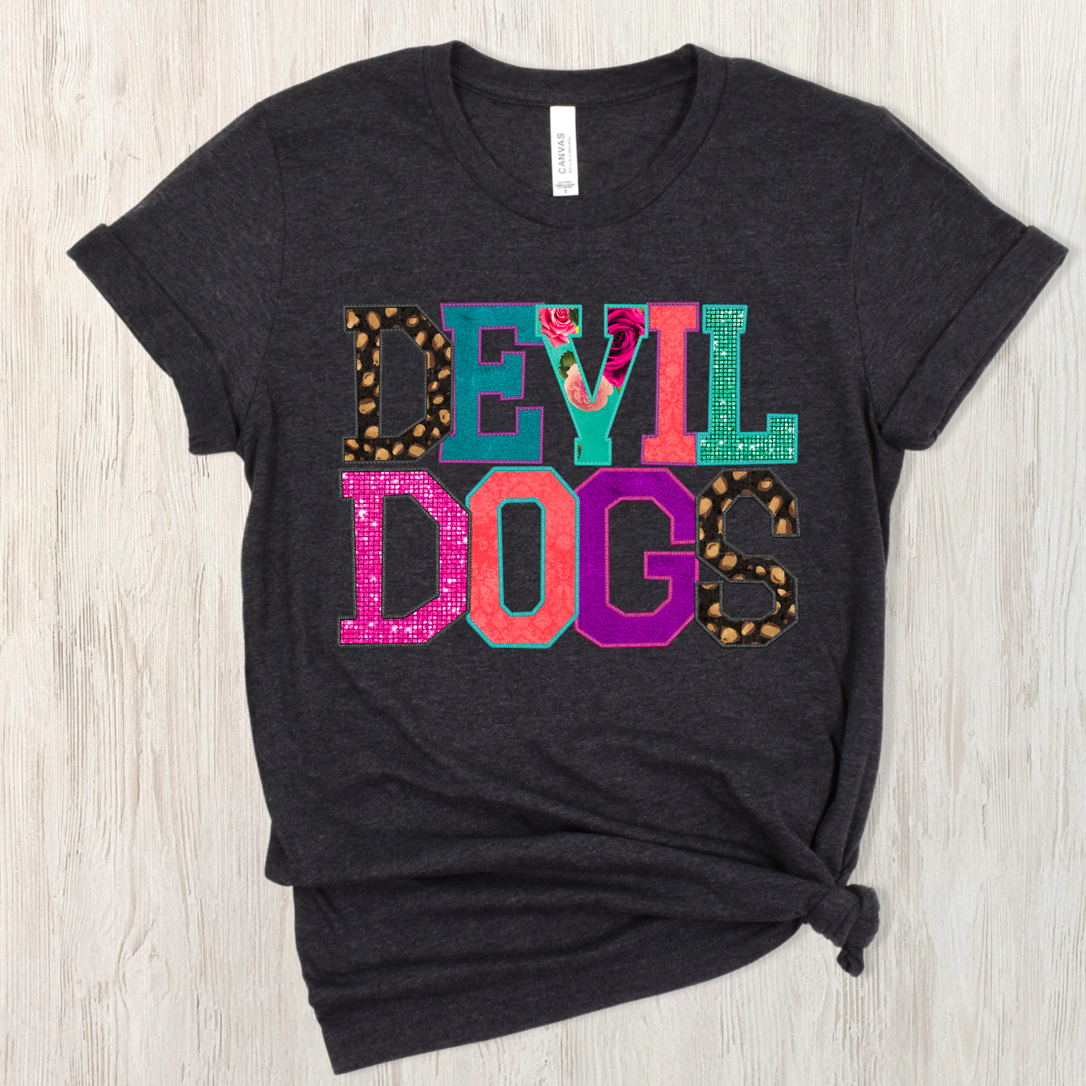 Simple Tymes - Wholesale Sublimation Transfer - Faux Appliqué Teams DTF Print23