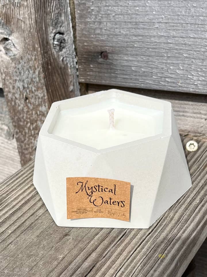 Mystical Waters Soy Wax Candle | Eco Friendly | Non Toxic for wholesale by Maylee Baby Candle Company