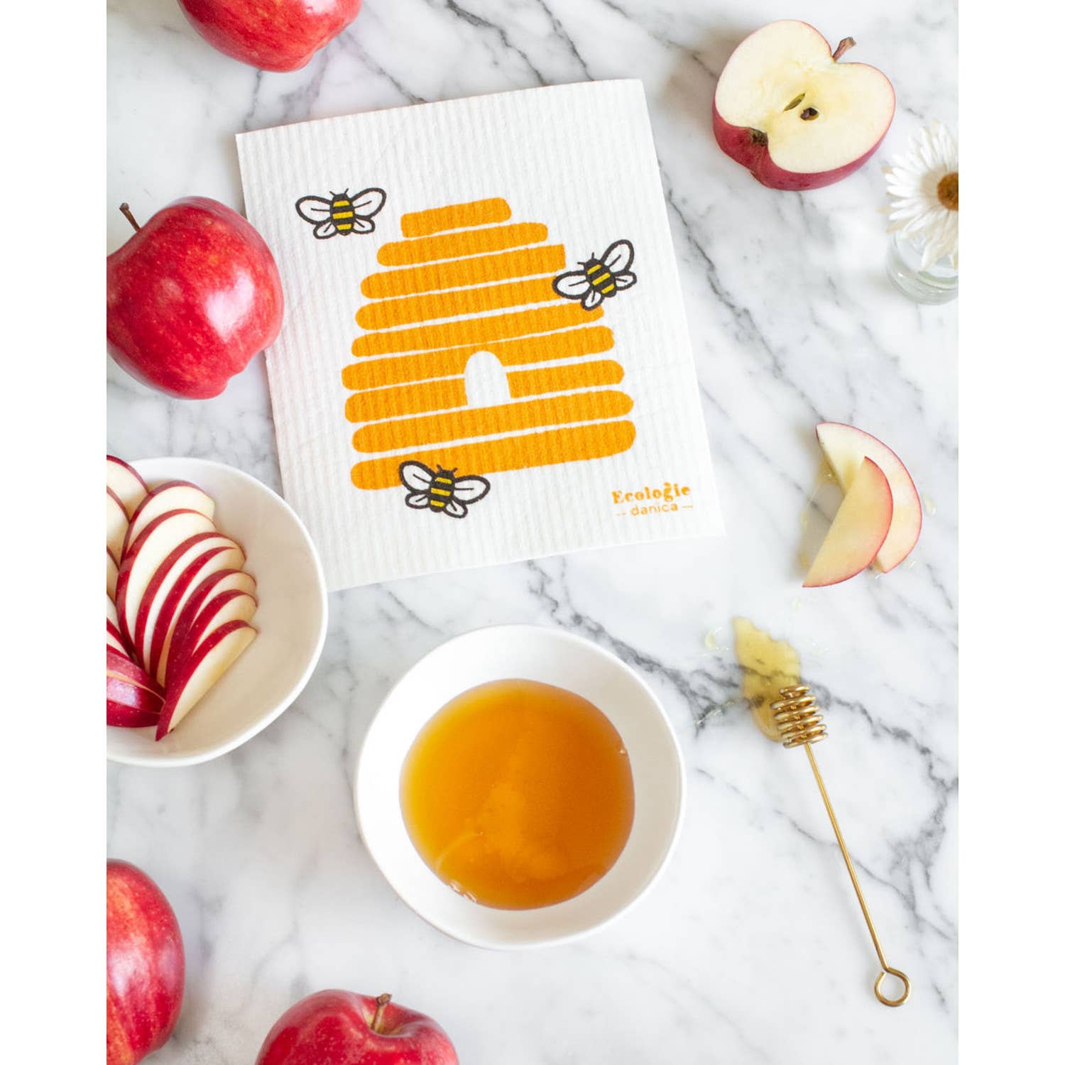 Ecologie - Vente Torchon - Torchon suédois Bees6