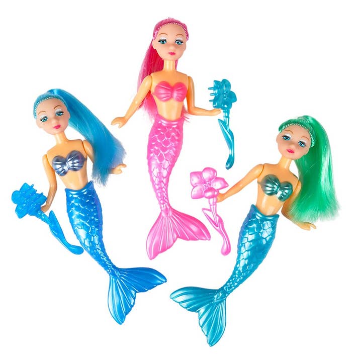 La Luna Bella - Toys - Wholesale Classic Toy - Kids - 3pc 6" MERMAID SET LLB kids toys1