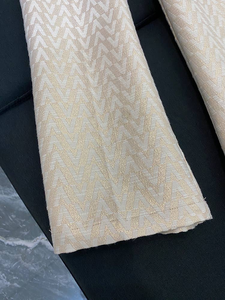 Farbe als Bilder SY383 Jacquard-Anzug mit schmaler Hose - Zweiteiliges Set für den Großhandel auf Faire10