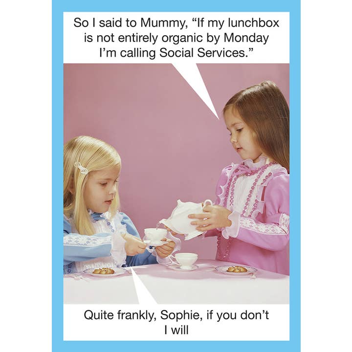 Nelson Line - Wholesale Everyday Greeting Card - Tea - Funny Greeting Card