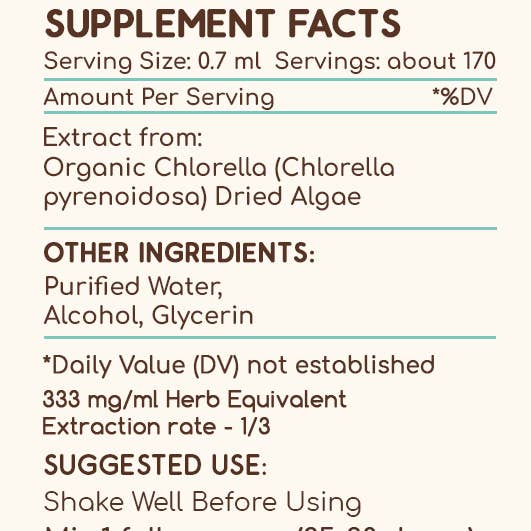 HerbEra - Wholesale Tincture - Chlorella Tincture7