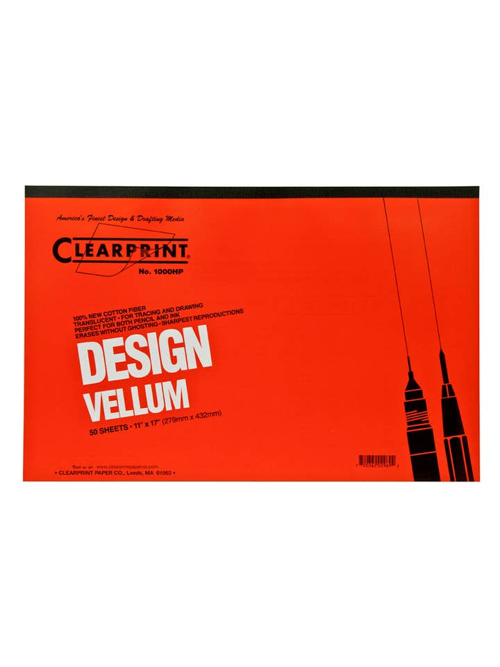 Clearprint 1000HP 11x17 50 Sheet Pad for wholesale by Chartpak, Inc.