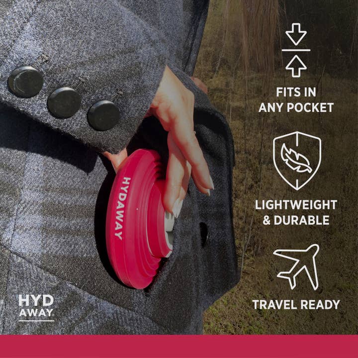 HYDAWAY – Großhandel Trinkflaschen – Zusammenklappbare Wasserflasche | 25oz19