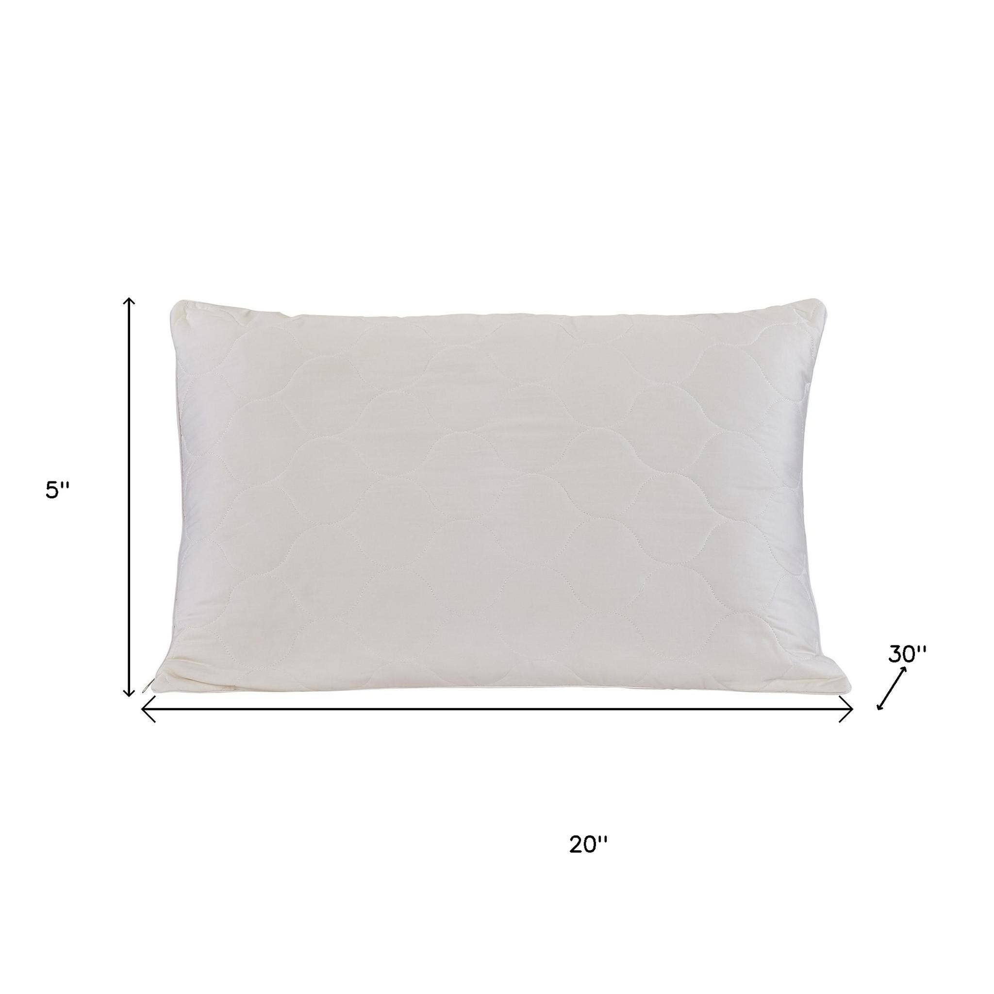 HomeRoots - Wholesale Bedding Pillow - Cotton Wool Hypoallergenic Queen Size Bed Pillow2