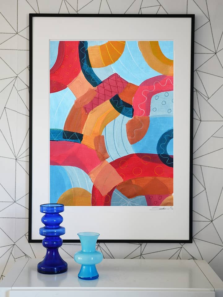 Poster firmato Rich n. 7, A2 per la vendita all'ingrosso da parte di Sofie Sjöström Design