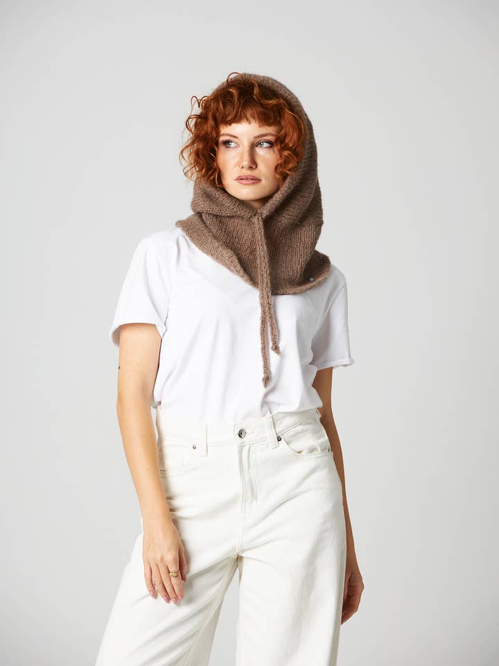 Alpaca bivakmuts - Bruin voor wholesale door You by Tokarska