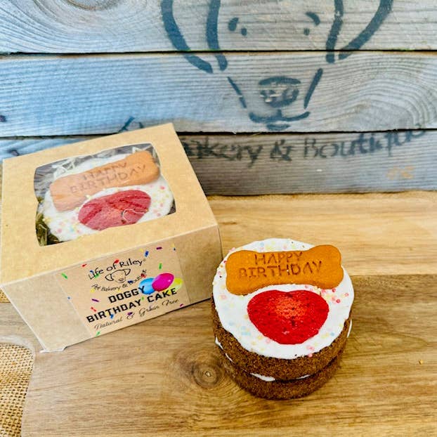 Life Of Riley Bakery Ltd - Wholesale Pet Treats - Dog - Dog Birthday Cake (TRADE) - New Softer Texture!