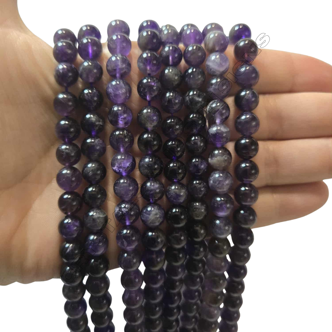 Crystals and Sun Signs - Wholesale Beads - Amethyst Gemstone Beads 2