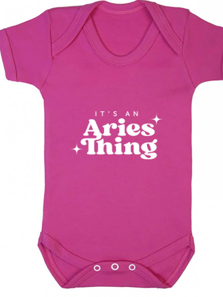 It's An Aries Thing Printed Baby Vest K2811 for wholesale by Illustrated Identity