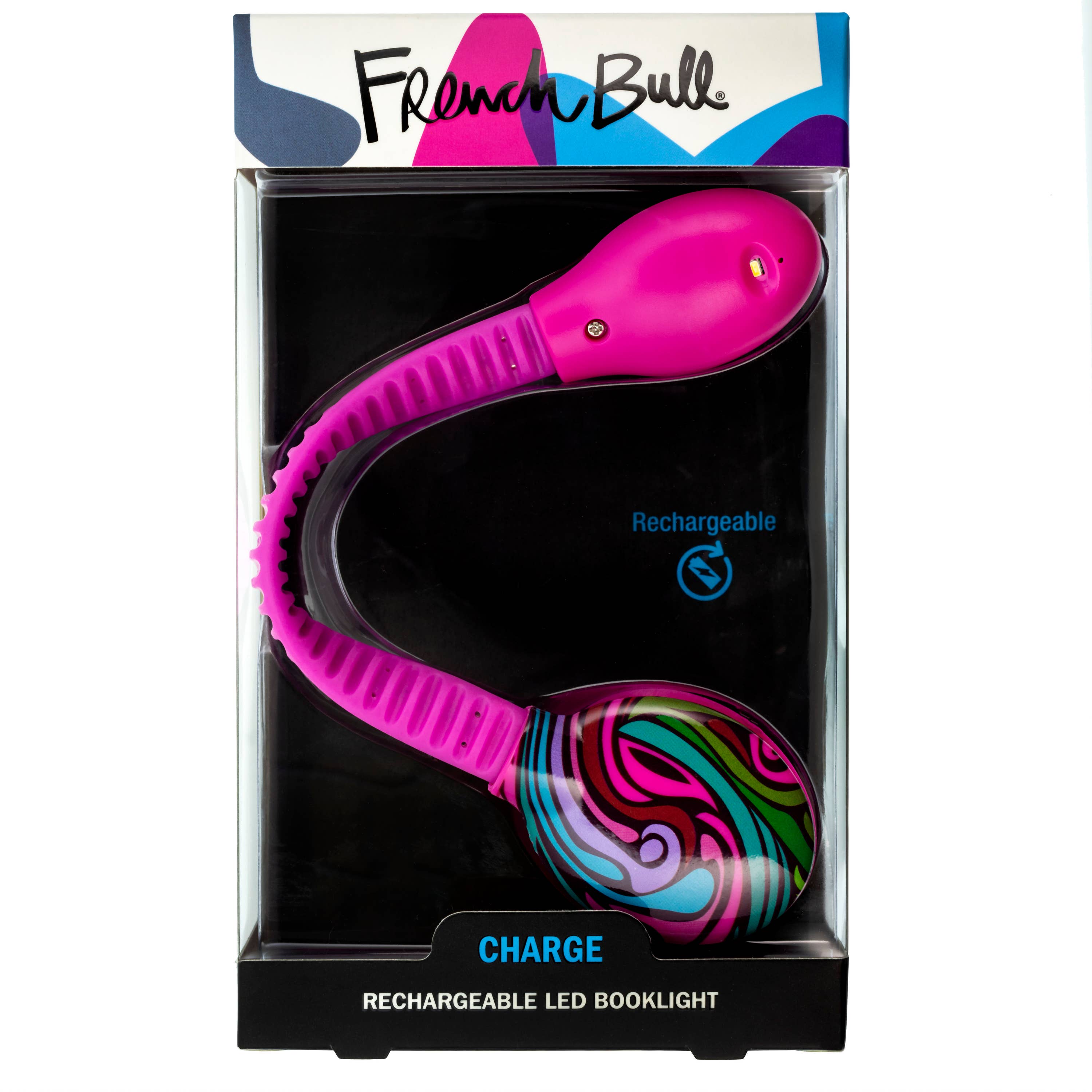 WITHit - Wholesale Booklight - French Bull Rechargeable BookLight - Color Marble3